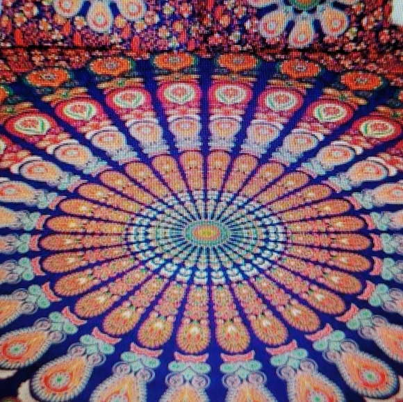 NEW BO HO FRINGE WALL ART,TABLE CLOTH, BED THROW - Picture 15 of 16